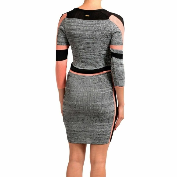 Just Cavalli 3/4 Sleeve Stretchy Dress Medium NWT - Picture 5 of 6